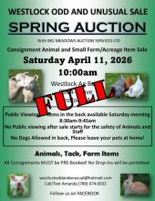 Westlock Odd and Unusual Sale Spring 2026